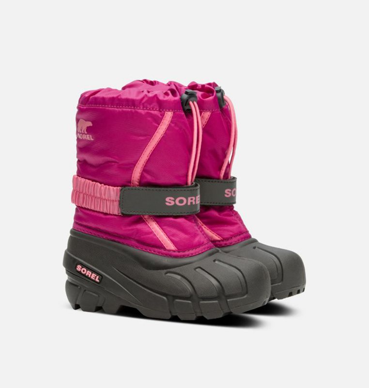 Sorel Barn Vinterkängor Rosa/Svarta - Childrens Flurry™ - CVU-695132